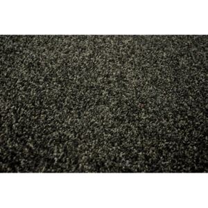 Kusový černý koberec Eton 50x80 cm