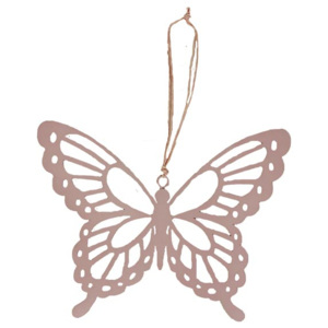 Závěsný motýl růžový K1444-05