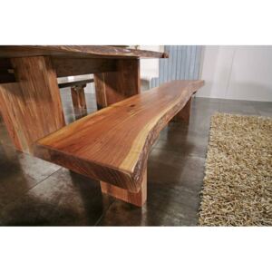 Lavice METALL 175x38 lakovaný akát