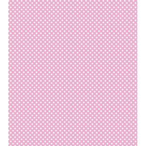 Metráž - Bavlna tisk - Mini puntík bílý na růžové (Velikost puntíku 2 mm)