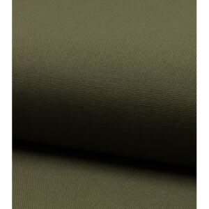 Bavlněné plátno kanvas jednobarevné - khaki (Kanvas uni khaki 210 g/m²)