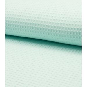 Bavlna vafle - mentolová (Plastický vzor vafle 100% bavlna)