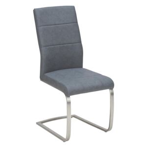 Novel Houpací Židle, šedá, barvy nerez oceli 44x100x64