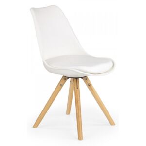 Jídelní židle Amadora bílá / buk