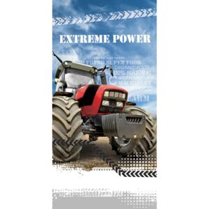 CARBOTEX Dětská osuška Traktor Extreme Power