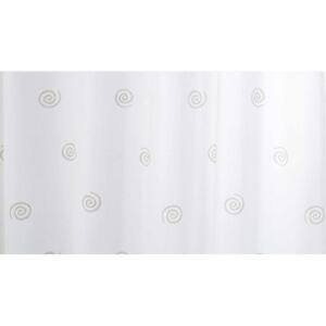 GRUND Textilní koupelnový závěs, CIRCLES textil, šedá