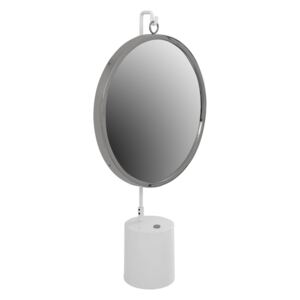Stolní zrcadlo Eleganca 325 Bílá / Stříbrná