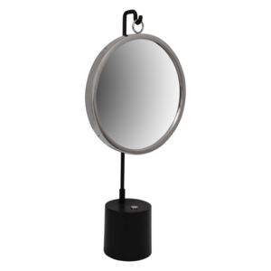 Stolní zrcadlo Eleganca 225 Černá / Stříbrná
