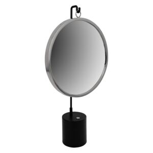 Stolní zrcadlo Eleganca 325 Černá / Stříbrná
