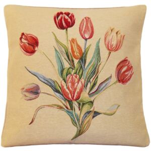 Tulipány - Dekorační polštář s vůní 45 x 45 cm (Gobelín tulipán)