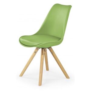 K201 - Jídelní židle (zelená, buk)