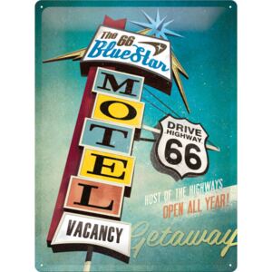Nostalgic Art Plechová cedule - Route 66 (Bluestar Motel) 40x30 cm