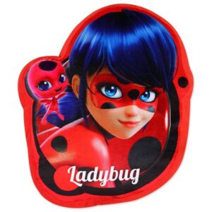 Setino • Tvarovaný 3D polštář Kouzelná beruška - Miraculous: Tales of Ladybug - 31 x 37 cm