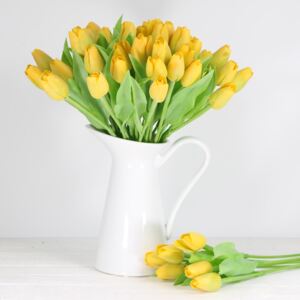 Umělý tulipán tmavě žlutý, La Almara