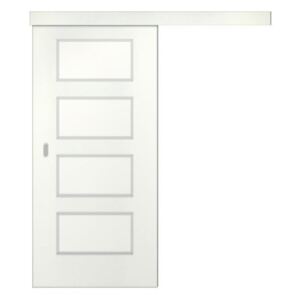 Posuvné dveře Posuvné dveře sklo dominants bílé (vysoký lesk) lamino 18mm ALU