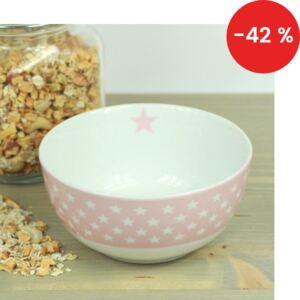 Porcelánová miska Pink stars 600 ml, Krasilnikoff