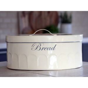 Kovový box na chléb - krémový, Chic Antique