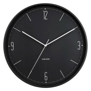 Karlsson 5735BK designové nástěnné hodiny, pr. 40 cm