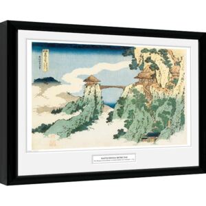 Obraz na zeď - Hokusai - The Hanging Cloud Bridge
