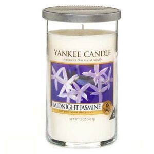 Svíčka ve skleněném válci Yankee Candle Půlnoční jasmín, 340 g