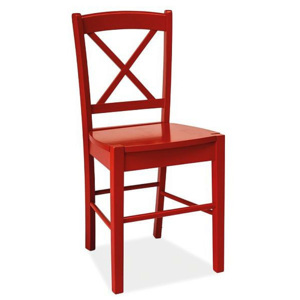 Židle CUTE CD-56, 85x40x36, červená