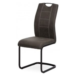 Jídelní židle ESTER tmavě šedá/černá