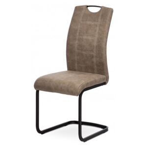 Jídelní židle ESTER lanýžová/černá