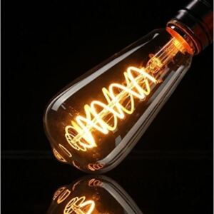 LED Retro Edison žárovka Spirála 6W