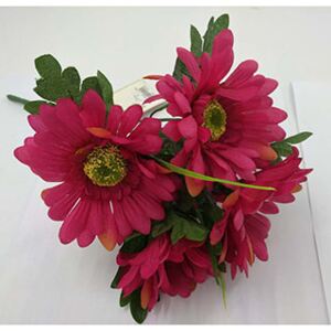 Autronic Gerbery, puget, barva červená. Květina umělá. UK-086