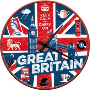 Nostalgic Art Nástěnné hodiny - Great Britain