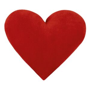 Bellatex polštář ve tvaru srdce pro zamilované, Červený 42 x 48 cm