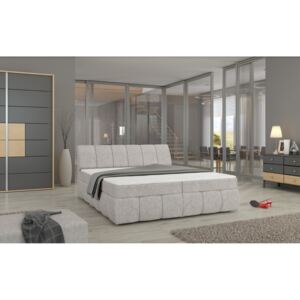 Manželská postel PAOLO BOXSPRINGS 160x200 (dora 21) (Moderní vysoká)