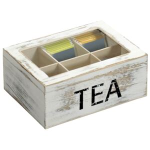 Kesper Box na čaj, Vintage bílá 58932 (Box na čaj)