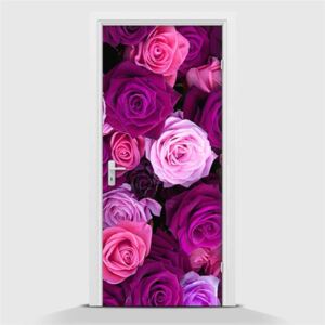 Samolepící fototapeta - Růže barevné 70 x 210cm