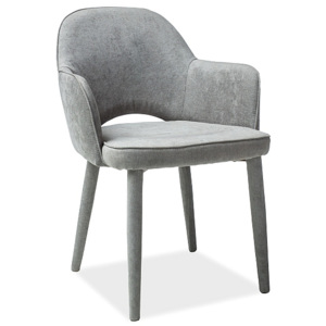 Jídelní židle NOBI, 84x57x50, šedá