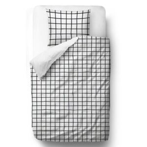 Povlečení simple checkers blanket: 135 x 200 cm pillow: 80 x 80 cm