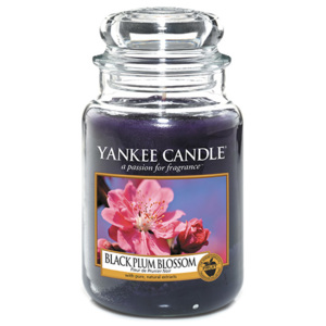 Svíčka ve skleněné dóze Yankee Candle Květ černé švestky, 623 g