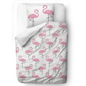 Povlečení amazing flamingos blanket: 135 x 200 cm pillow: 80 x 80 cm