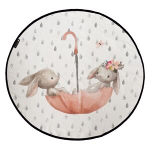 Dekorativní koberec Forest School - Bunnies in the Rain