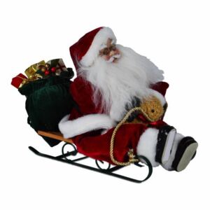 D05952 Vánoční dekorace - Santa Claus na saních