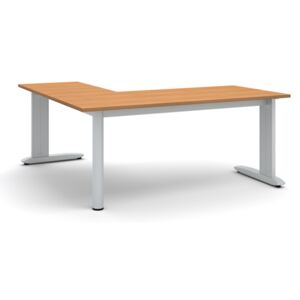 Kancelářský stůl Flexible L 1800 x 1800 mm, třešeň