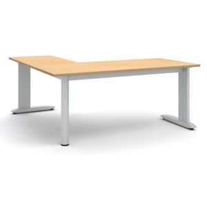 Kancelářský stůl Flexible L 1800 x 1800 mm, buk