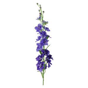 Animadecor Umělá květina - Ostrožka zahradní fialová 90cm