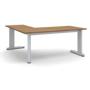 Kancelářský stůl Flexible L 1800 x 1800 mm, ořech
