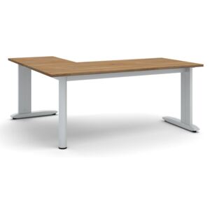 Kancelářský stůl Flexible L 1800 x 1600 mm, ořech