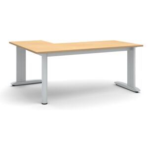 Kancelářský stůl Flexible L 1800 x 1400 mm, buk