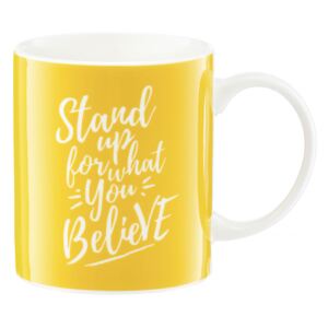 Porcelánový hrnek Nordic Stand Up For What You Believe 350 ml AMBITION