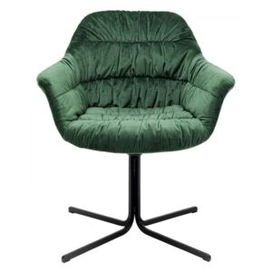 Sleva 10% - KARE DESIGN Otočná židle Colmar Dark zelená, Vemzu (kód EXTRA10)