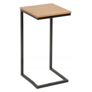 Inviro Odkládací stolek ATHEO 60 cm, dub / černá