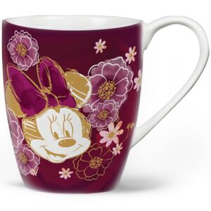 Porcelánový hrnek Minnie Flowers Purple 400 ml DISNEY PL NÁPISY